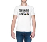 Coordinatrice Professionnelle du Chaos Blanc Homme T-Shirt White Men's Tee