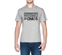 Coordinatrice Professionnelle du Chaos Grey Men's T-Shirt Tee