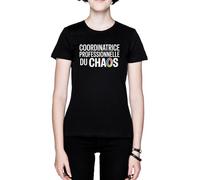 Coordinatrice Professionnelle du Chaos Noir Femme Black Women's T-Shirt Tee