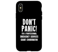 Coordonnateur des subventions pour Les Services d'urgence Coque pour iPhone X/XS