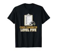 Coordonnateur du Chaos Niveau Cinq Professeur occupé T-Shirt