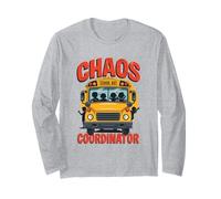 Coordonnateur Professionnel du Chaos pour Chauffeur de Bus Scolaire Amusant Manche Longue