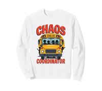 Coordonnateur Professionnel du Chaos pour Chauffeur de Bus Scolaire Amusant Sweatshirt
