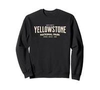 Coordonnées GPS du Parc National de Yellowstone, Wyoming Sweatshirt