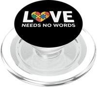 Coore Puzzle Amore Senza Parole Consapevolezza Autismo PopSockets PopGrip pour MagSafe