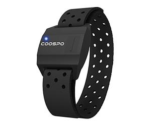 COOSPO Brassard optique Bluetooth 4.0 ANT+ compatible avec iFit Polar Strava Wahoo Garmin Peloton