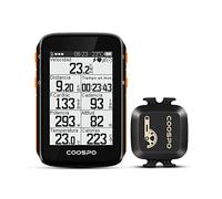 COOSPO Compteur vélo GPS Bluetooth Ant+, Ordinateur de vélo avec Affichage Personnalisable et Plus de 70 Types de données, Compteur de Vitesse de vélo pour Le Cyclisme en intérieur et en extérieur