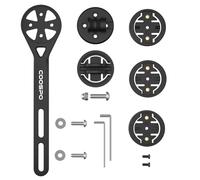 CooSpo Support pour Ordinateur de vélo, Fixation Rapide pour Ordinateur de vélo Garmin, Wahoo, Bryton, Compatible avec gopro, Support de Vélo à Montage Avant