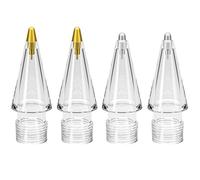 COOSTART Embouts de rechange pour Apple Pencil 2e génération/1ère génération/USB-C/Apple Pencil Pro Generation, pointes métalliques pour Apple Pen compatibles avec étui de transport, 3 6B, 3 12B, lot
