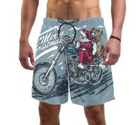 coosun Short de bain Père Noël pour homme à séchage rapide