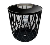 COOTAB COOLER TABLE Table d'appoint avec refroidisseur en acrylique amovible - Table de salon ronde avec plateau SoftTouch - Résistant aux intempéries et empilable - Pour l'intérieur et l'extérieur