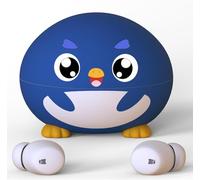 COOTIMOCK Ecouteurs Bluetooth 5.3 pour Enfants, Casque Audio Enfant Pingouin avec Micro, 30 Heures d'Autonomie, Son Stéréo, Commandes Tactiles Intelligentes, Étanchéité IPX6, pour École/Tablette