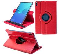 COOVY® 2.0 Etui pour Huawei Matepad Pro (10.8") Coque de Protection Rotation 360° Smart Housse Cover Case Stand Auto Réveil/Sommeil | Rouge