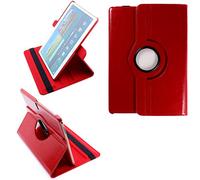 COOVY® 2.0 Etui pour Samsung Galaxy Tab S 10.5 SM-T800 SM-T801 SM-T805 Coque de Protection Rotation 360° Smart Housse Cover Case Stand Auto Réveil/Sommeil | Rouge