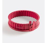 coox Moule à quiche avec plateau en porcelaine de 18 cm avec bord en silicone amovible et plateau de service assorti en porcelaine. Parfait pour les quiches, tartes, gâteaux et ragoûts.