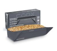 coox WUNDERFORM Basic L Le premier moule à gâteau pliable I Cuisson et service en un seul I Silicone antiadhésif I Passe au lave-vaisselle I Ne tombe pas I Sans BPA Gris