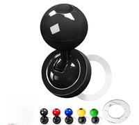 Coozyland Car Starter Button, Universal One-Button Start Car Shift Knob,Customized Cars One-Touch Starter Ignition Switch Buttons, Joystick (Black,Number 9)