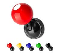 Coozyland Car Starter Button, Universal One-Button Start Car Shift Knob, Joystick Cars Ignition Starter Protector (Red)