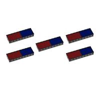 [COP-061285] COLOP Lot de 5 Recharges E12/2 pour S120WD Bicolore bleu/rouge