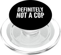 Cop Funny - Définitivement Pas Un Flic PopSockets PopGrip pour MagSafe