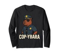 Cop-ybara Capybara, agent de police chargé de l'application de la loi sur les animaux Manche Longue