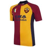 COPA AS Roma Retro T-shirt Domicile 2001/2002 Rouge/Orange XL