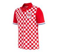 Copa - Croatie 1990aillot de Football rétro - Homme - Rouge - Blanc