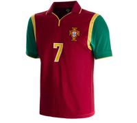 COPA Portugal Maillot domicile rétro 1998 Figo Rouge/Vert L