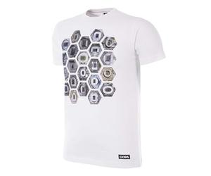 COPA T-Shirt Hexagonal Stadium à col Rond pour Homme XXL Blanc