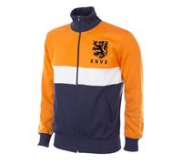 Copa Veste de football rétro Holland 1983 pour homme XL orange/bleu