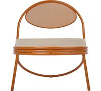 Copacabana Chaise D'extérieur Orange/ Leslie Stripe 040
