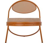 GUBI Copacabana Outdoor Lounge Chair assise rembourrée Lorkey limonta 44-international orange
