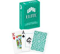 Copag Carte Poker Plastique - Jumbo Index - Elite - Vert