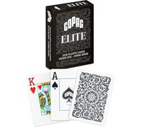 Copag Cartes à Jouer Noires Jumbo Index de Taille Poker