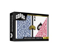 COPAG Elite 1546 Plastikspielkarten Poker Taille Jumba Rouge/Bleu Double Cpg-17
