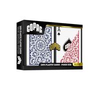 Copag Elite Jumbo Face 2 Index Bleu/Rouge Double-Deck