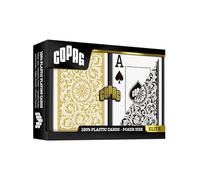 Copag Elite Jumbo Face - 2 Index - Noir/Or Double Deck