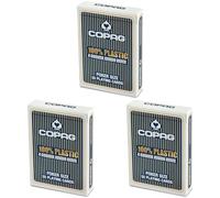 Copag - Jeu de Poker Plastic Jumbo 4 Index - Poker (Lot de 3)