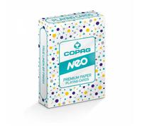 Copag Néo Lifestyle "Connect" - Jeu De 56 Cartes Toilées Plastifiées - Format Poker - 2 Index Standards