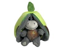 Copain de sommeil respiratoire | Peluches d’âne aux fruits | animal apaisante avec lumières musicales et mouvements respiratoires rythmiques, jouets compagnon pour pour les voyages à domicile