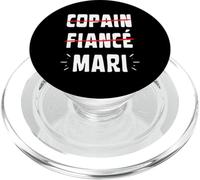 Copain Fiancé Mari | Humour Drôle Chéri Mariage Grand Jour PopSockets PopGrip pour MagSafe