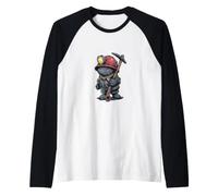 Copain Mineur avec Casque Et Lampe De Mineur Manche Raglan