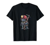 Copain Mineur avec Casque Et Lampe De Mineur T-Shirt