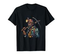 Copain Mineur avec Casque Et Lampe De Mineur T-Shirt Graphique avec Valeur