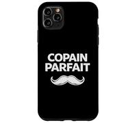 Copain Parfait Humour Cadeau Homme Moustache Saint Valentin Coque pour iPhone 11 Pro Max