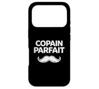 Copain Parfait Humour Cadeau Homme Moustache Saint Valentin Coque pour iPhone 17 Pro