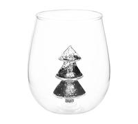 Copas De Vino Navideñas - Copa De Cristalería Para Árbol De Navidad, Copas Para Beber De Fiesta De Cristalería De Vino | Centros De Mesa Sala De Estar Dormitorio Oficina Restaurante Boda Té Leche