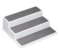Copco Basics 3-Tier Spice Rack for Inside Cupboard, Organisateur d'étagères de cuisine antidérapantes, 26 x 23 x 8.5cm