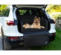 CopcoPet - Travel Bed Lit pour coffre de voiture, 90 x 70 x 38 cm, en cuir synthétique, protection de coffre pour chien, imperméable et résistant aux rayures, pour chien, antidérapant et robuste, avec