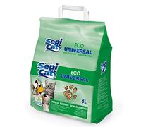 Copeaux de bois pour chat 8L - Granulés absorbants écologiques universels - Litière pour hamsters, lapins et cochons d'Inde